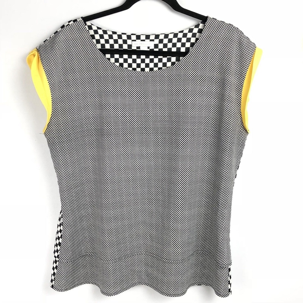 💦SOLD💦New York Company White Black Yellow